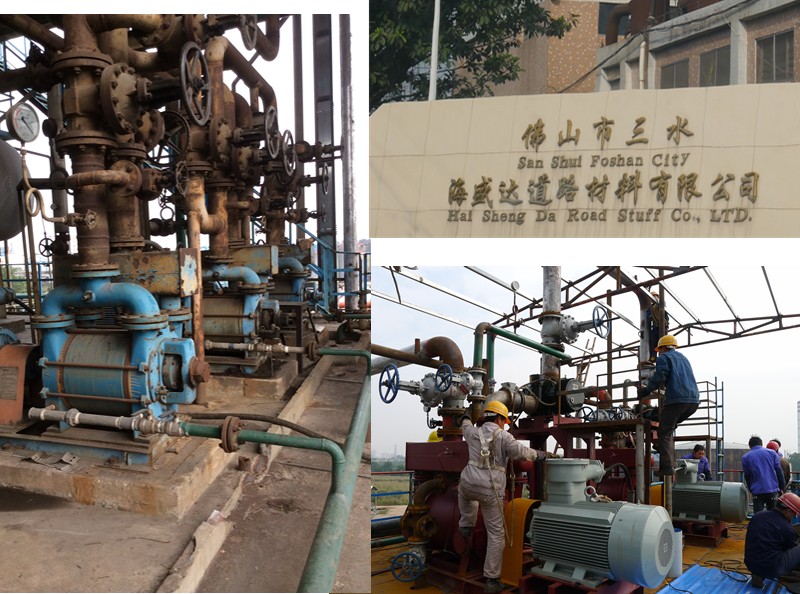 2BE1水環(huán)真空機組使用現(xiàn)場